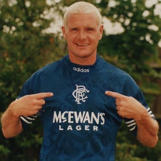 Retro Glasgow Rangers Football Home Shirt 1994/1996 Home Rangers 94/96 Soccer Jersey McCoist Gascoigne Gift for Him