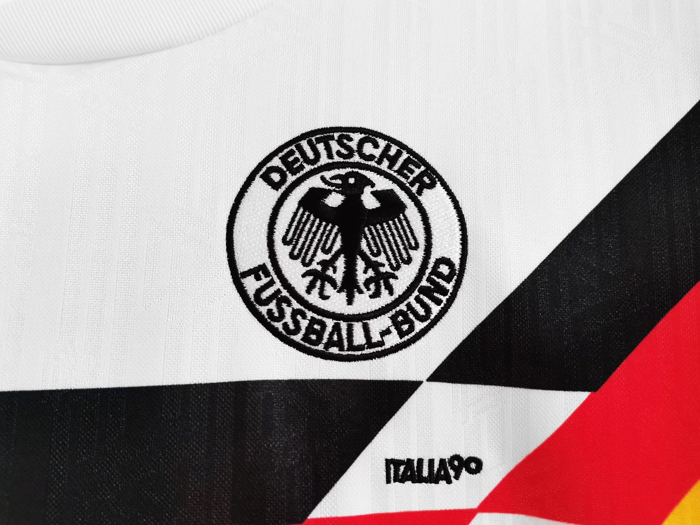 Retro Germany Replica Shirt 1990 Home Germany 1990 Jersey World Cup Italia90 West Germany 1990 Deutschland Trikot Soccer Shirt Klinsmann Voller