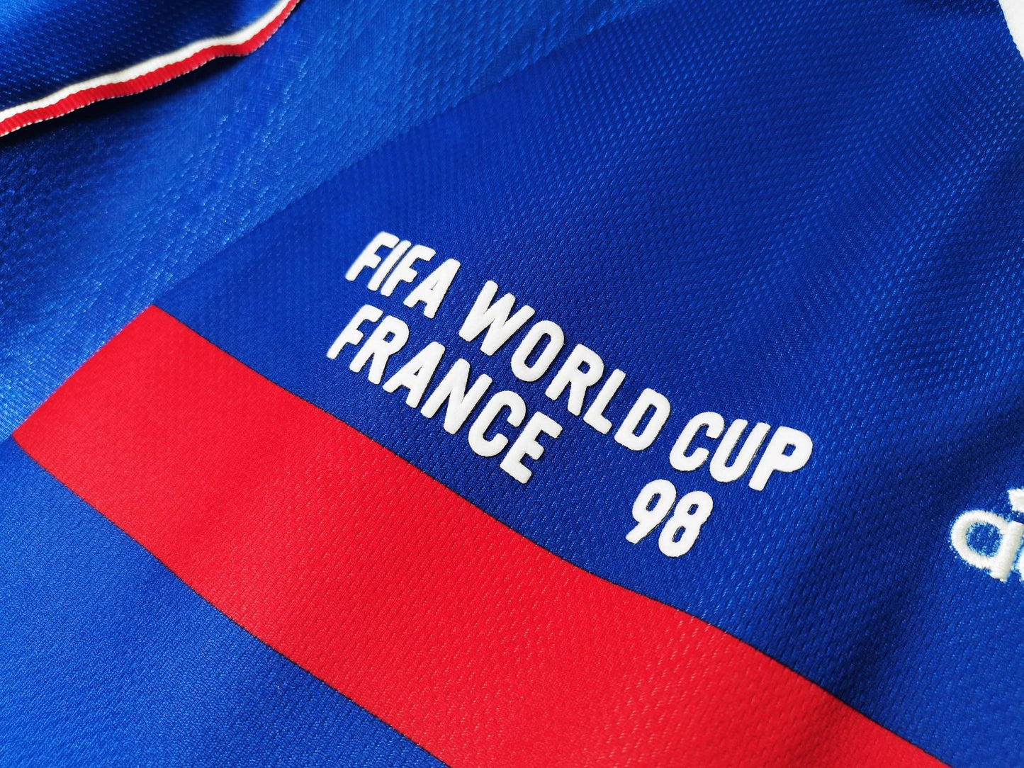 Retro France Home Football Replica Shirt 1998 World Cup Final Les Bleus 98 Soccer Jersey France Vintage Jersey  Trikot Zidane Gift for Him Gift for Her