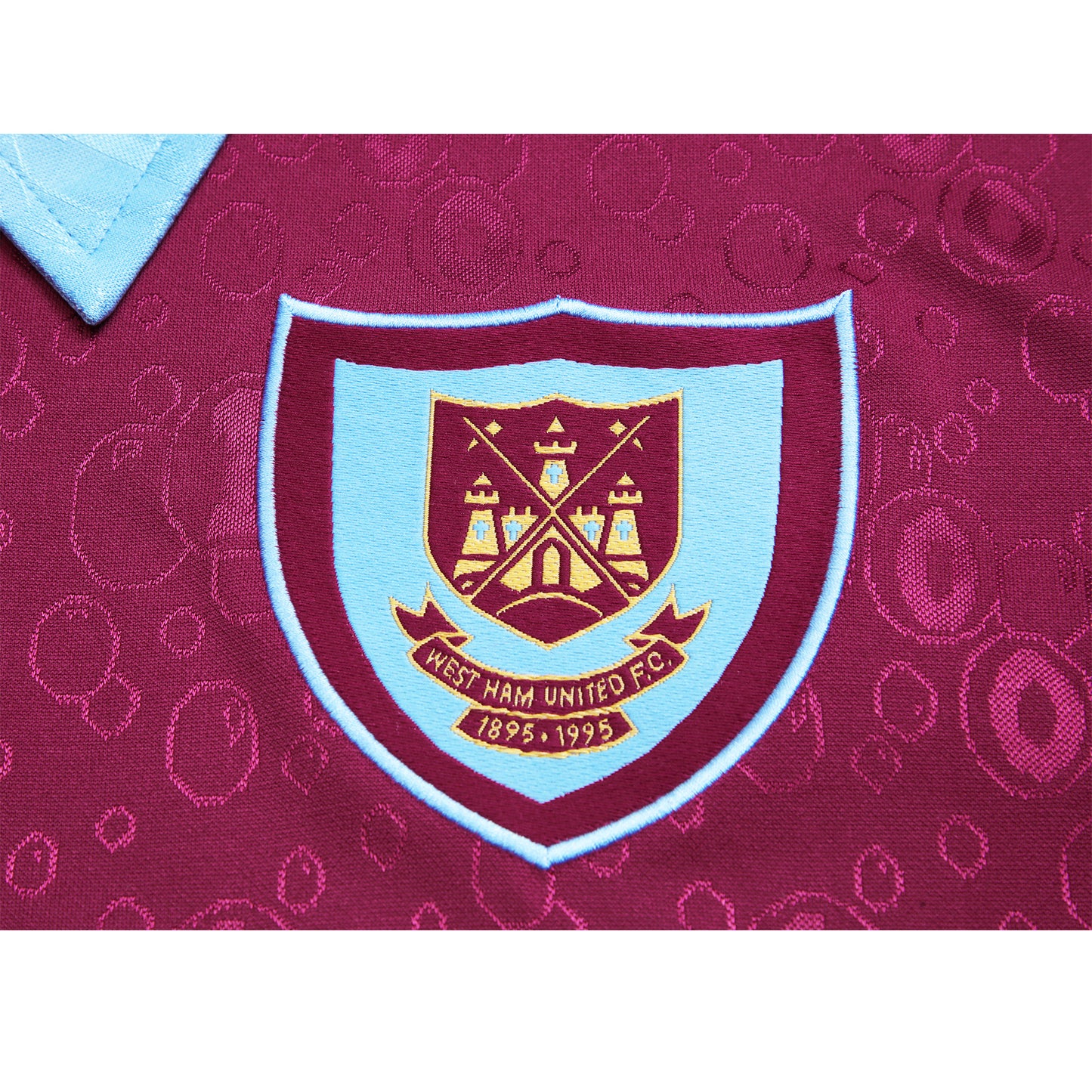 Retro West Ham United Football Home Shirt 1997/1998 Home West Ham 97/98 Soccer Hammers Jersey Tony Cottee