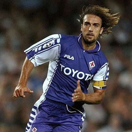 Retro Fiorentina Football Shirt 1999 Home Soccer Jersey Serie A Vintage Jersey Trikot Batistuta Gift for Him Gift for Her