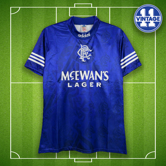 Retro Glasgow Rangers Football Home Shirt 1994/1996 Home Rangers 94/96 Soccer Jersey McCoist Gascoigne Gift for Him