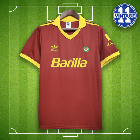 Retro Roma Football Shirt 1991 / 1992 Home Roma 1991 / 1992 Soccer Jersey Serie A