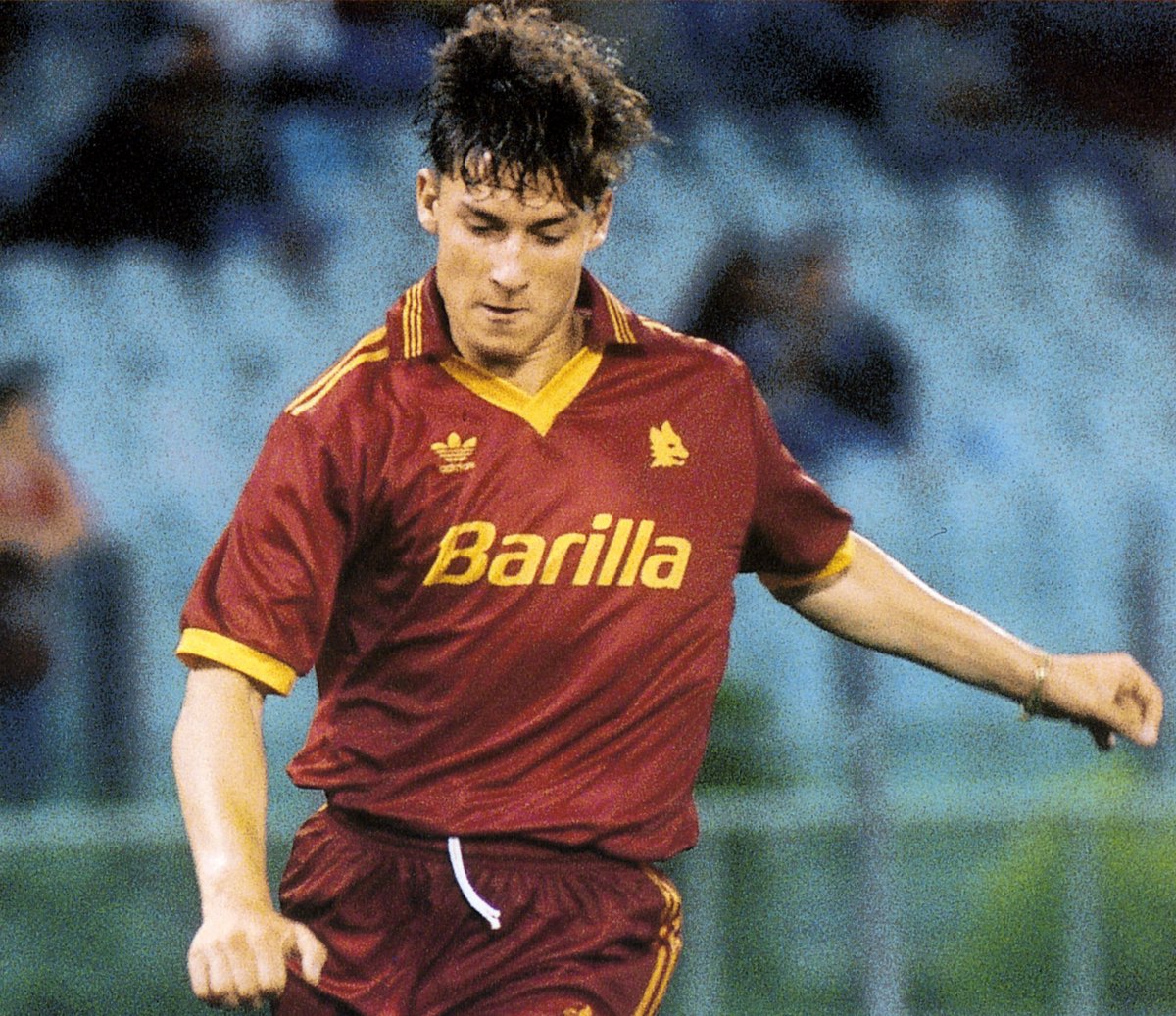 Retro AS Roma Football Shirt 1992 / 1994 Home Roma 1992 / 1994 Soccer Jersey Serie A Vintage Jersey Totti Trikot  Gift for Him Gift for Her