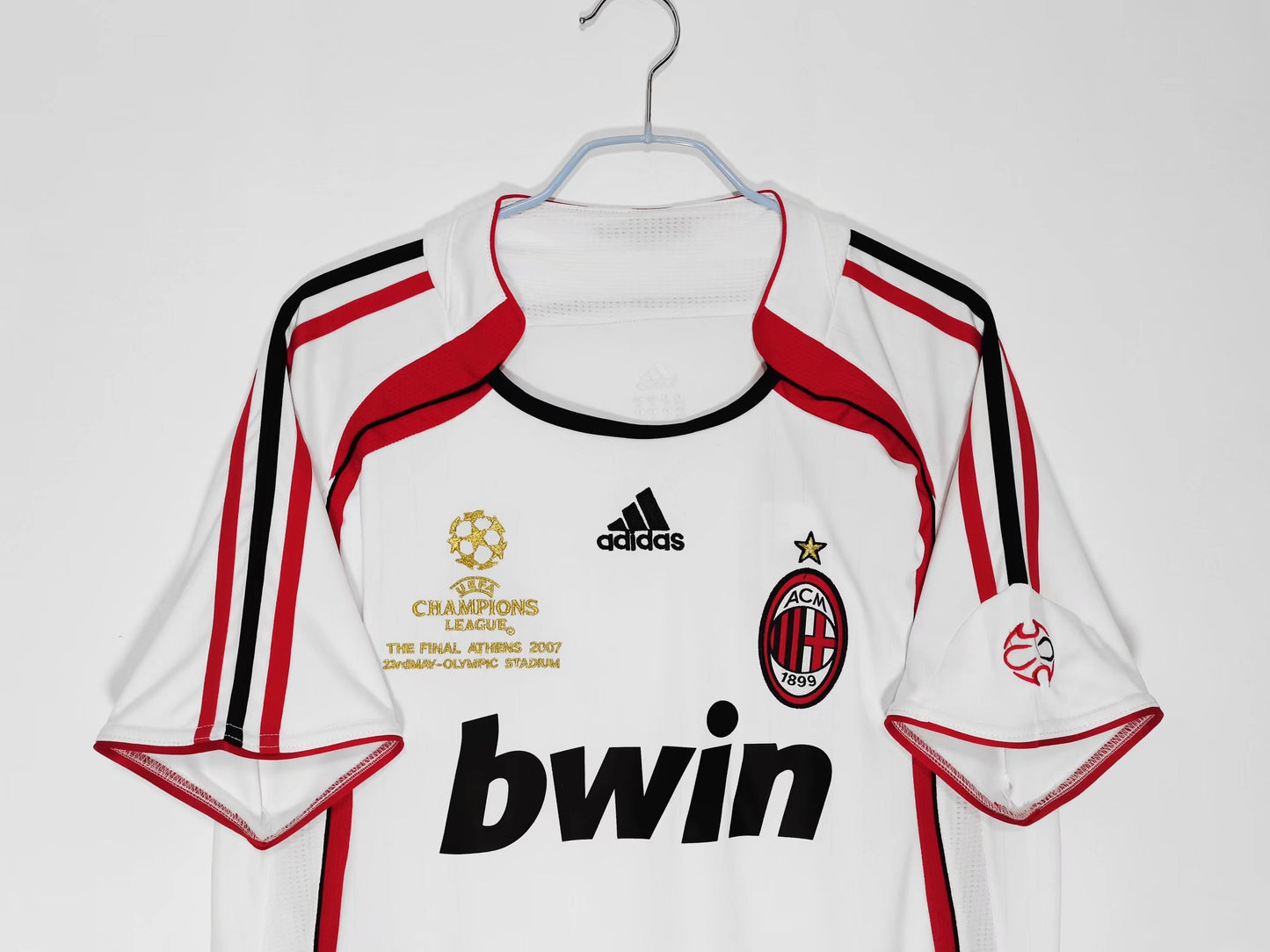 Retro AC Milan Football Shirt 2007 Away Champions League Final AC Milan 2007 Soccer Jersey Trikot Maldini Gift for Him
