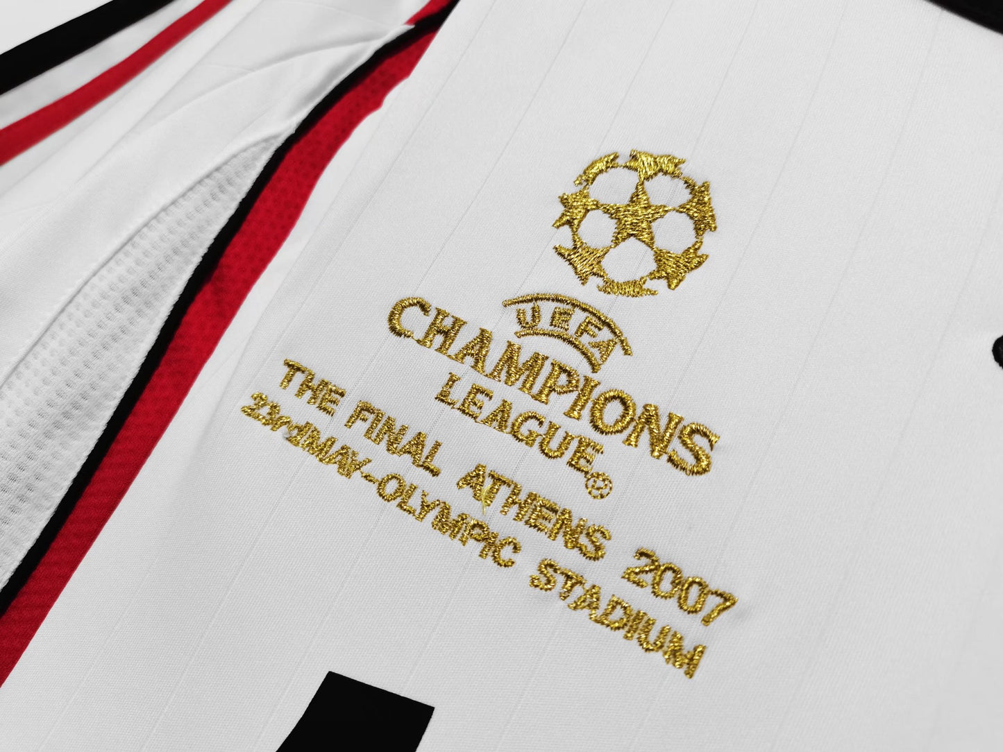 Retro AC Milan Football Shirt 2007 Away Champions League Final AC Milan 2007 Soccer Jersey Trikot Maldini Gift for Him
