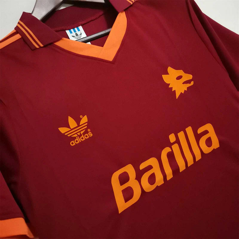 Retro AS Roma Football Shirt 1992 / 1994 Home Roma 1992 / 1994 Soccer Jersey Serie A Vintage Jersey Totti Trikot  Gift for Him Gift for Her